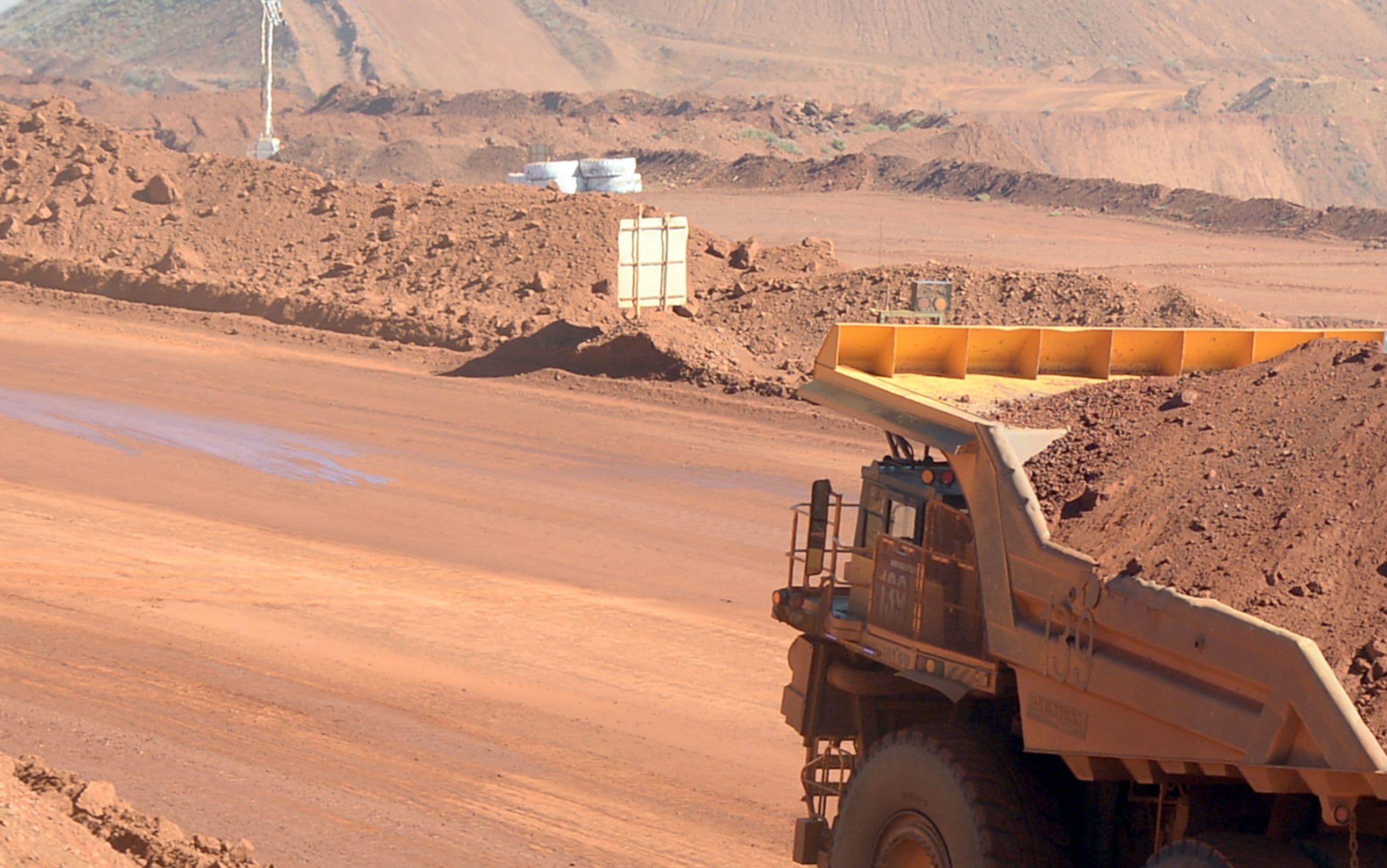 Mining in West Australia.