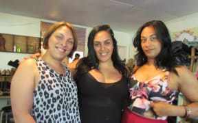 Volunteers at Aunty Dana's Op Shop in Wellington