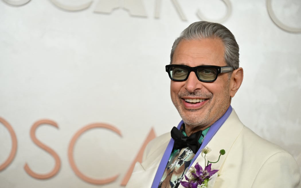 US actor Jeff Goldblum attends the 97th Annual Academy Awards at the Dolby Theatre in Hollywood, California on March 2, 2025. (Photo by Robyn Beck / AFP)