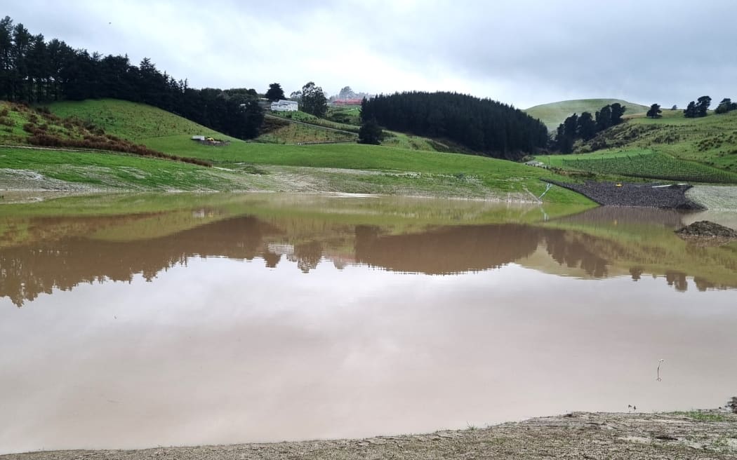 Stormwater dams near Tai Tapu