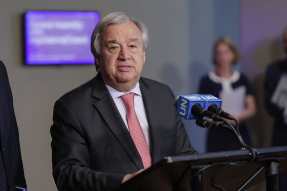 UN Secretary-General Antonio Guterres.
