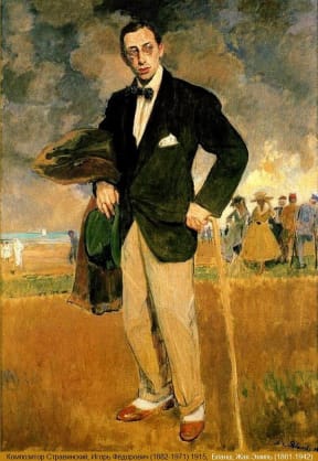 Igor Stravinsky portrait