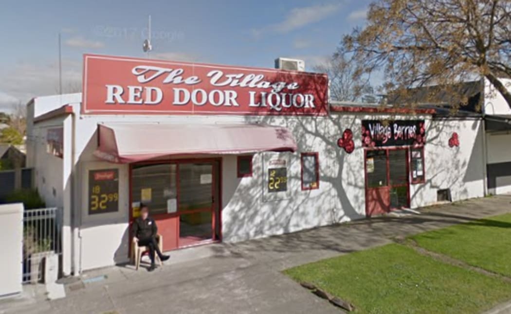 Red Door Liquor store at the Ballance Street Village.
