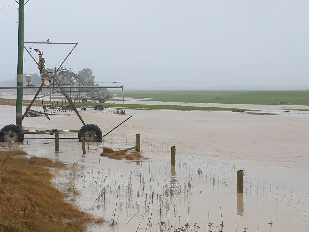 Flooding in Ashburton Forks area and damage to approach to bridge over south branch Ashburton River