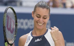 The Italian tennis player Flavia Pennetta.