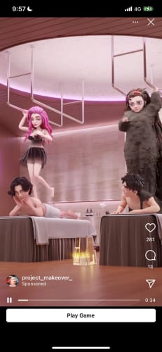 Project Makeover: The unhinged mobile game ads flooding social media | RNZ