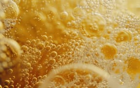 Effervescence - bubbles in a liquid