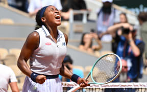 American tennis player Coco Gauff.