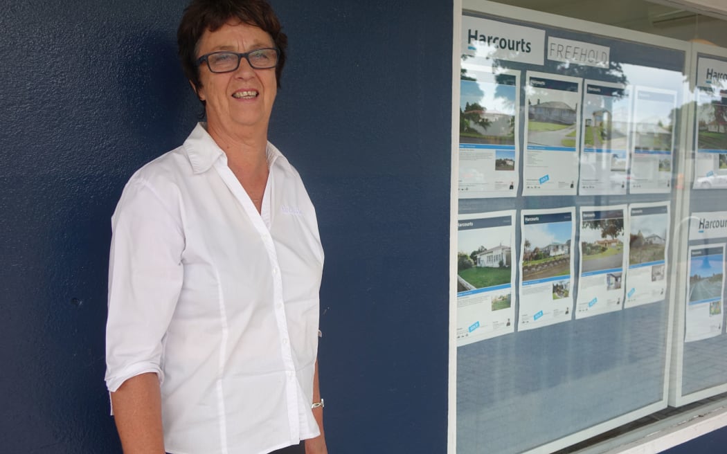 Sheryl Page has managed the Waitara branch of Harcourts since the 1990s.