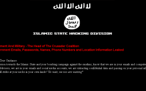 A screenshot from the list, published by the 'Islamic State Hacking Division'