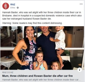 The focus of Rowan Baxter in headlines such as this upset some readers.