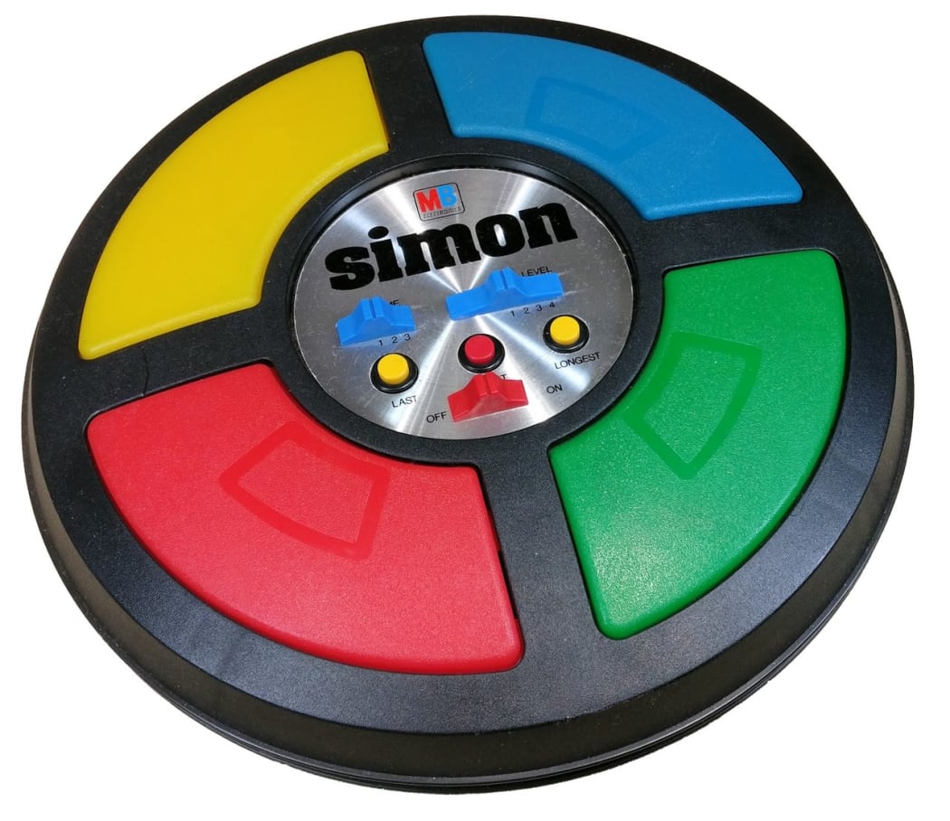 The Simon Says game.