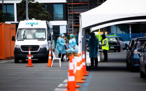 Covid-19 testing at Wynyard Quarter in Auckland on 13/11/2020.