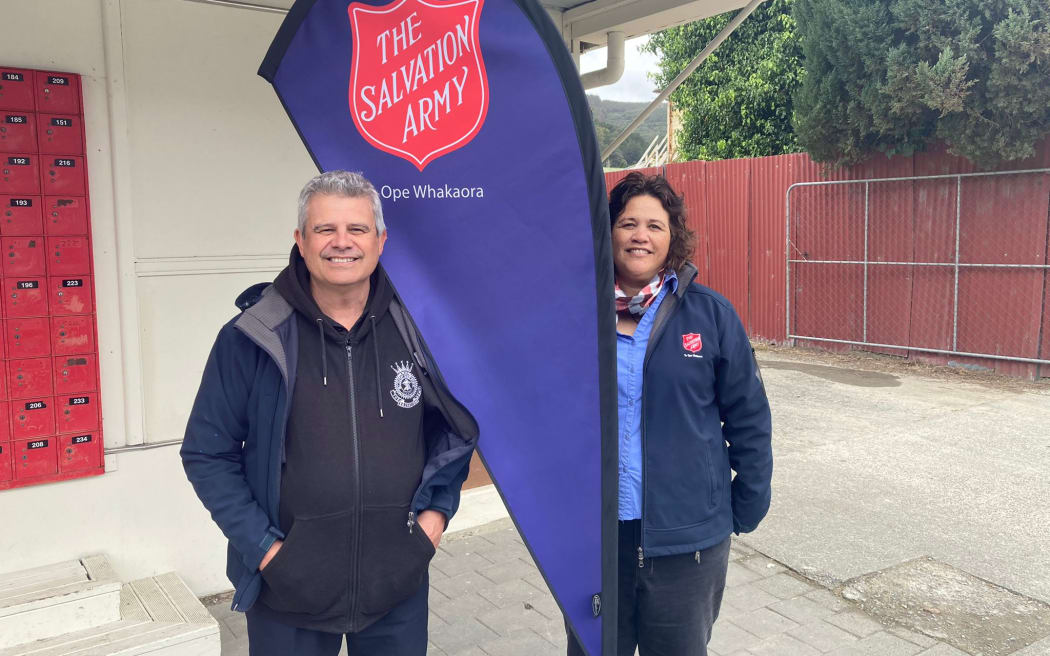 Peter Koia and Jenny Ratana-Koia from the Gisborne Salvation Army visit Ruatoria every Wednesday to bring necessities to give away to people from the community.