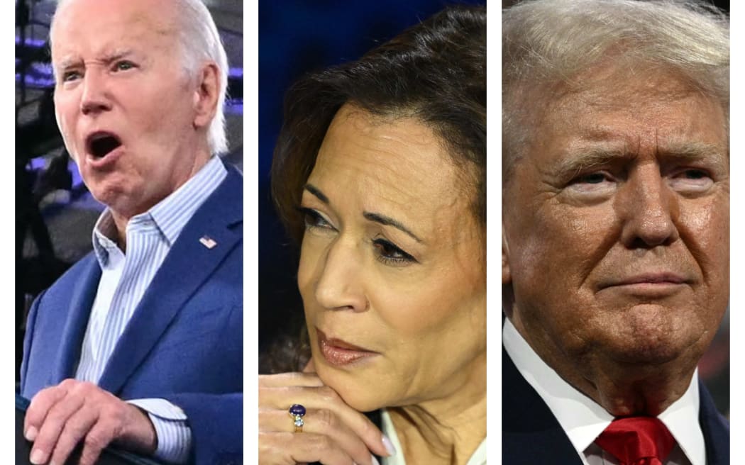 Biden, Harris, Trump
