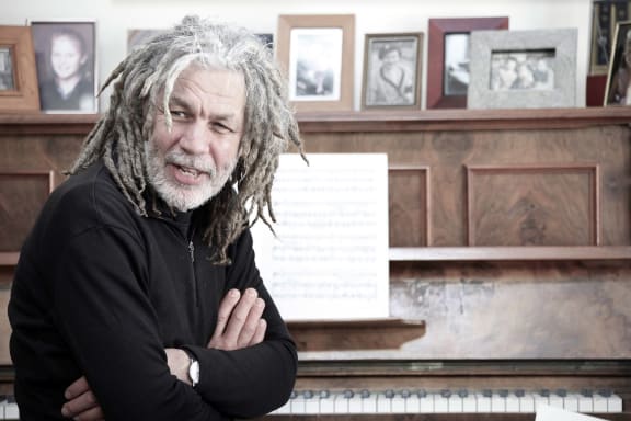 Norman Meehan at Bill's piano