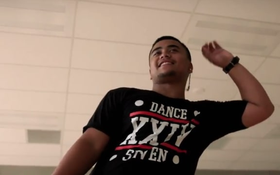 William Rakena in the documentary Both Worlds