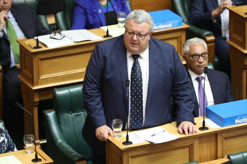 National MP Gerry Brownlee in the House.