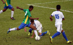 Solomon Islands had plenty of shots on goal.