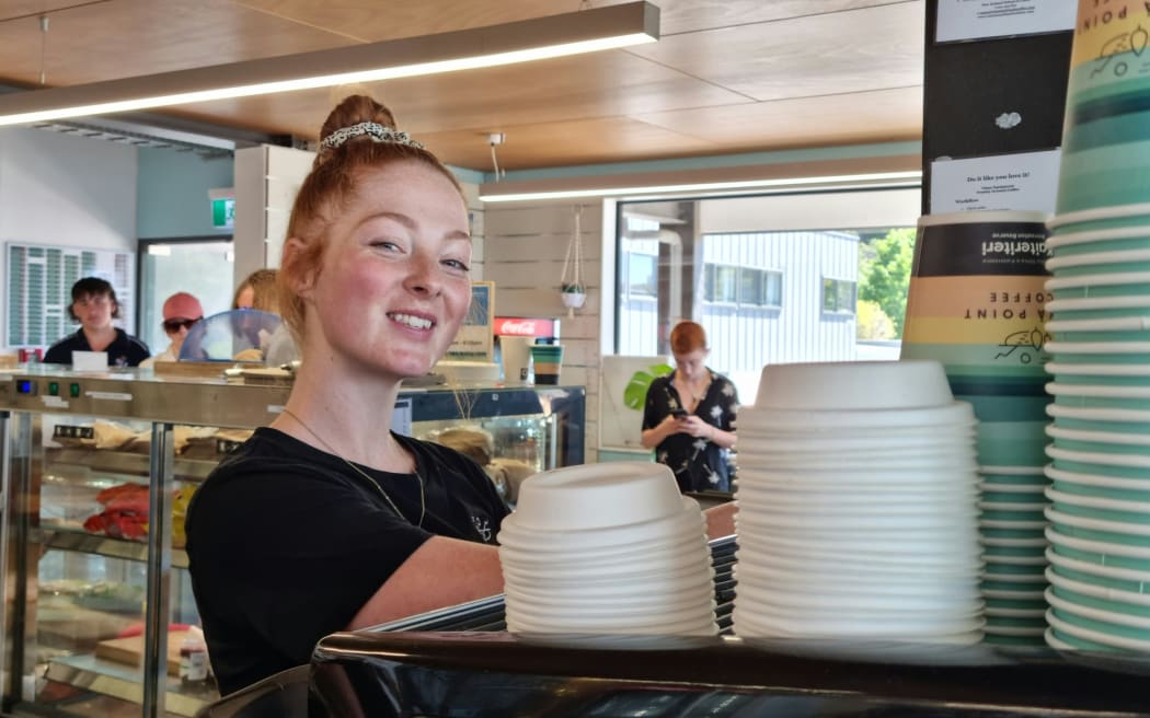 Jess has been a barista in Kaiteriteri for two summers while studying at university.