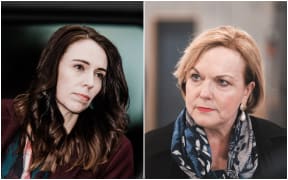 Jacinda Ardern and Judith Collins