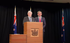 Former prime minister Jim Bolger and Minister of Workplace Relations Iain Lees-Galloway have announced a plan to set up Fair Pay Agreements.