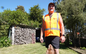 Trevor Moore and Blaze have become a common site on the roads around Dannevirke as they train for their walk to Wellington.
