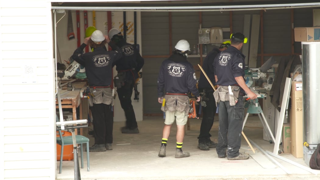 Dargaville High School students enrolled in the Dargaville Building Academy.