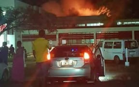 The fire at Lautoka Hospital