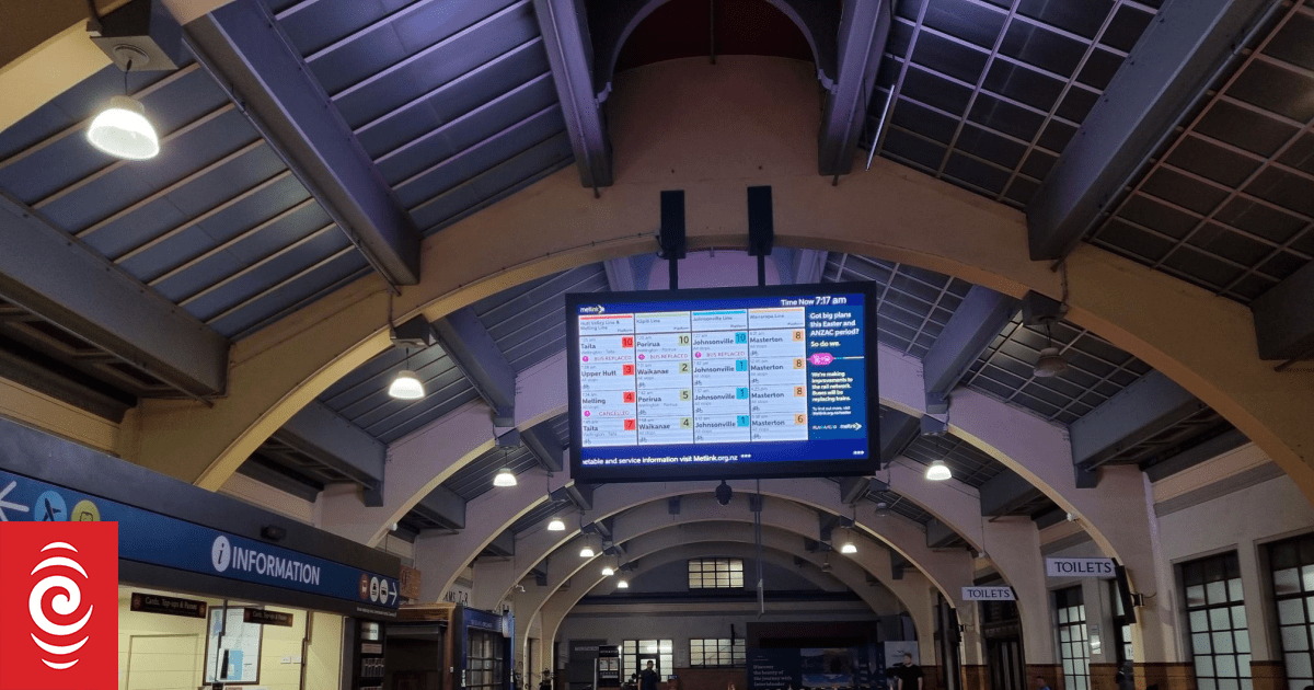 Trains to and from Wellington Station suspended, all Greater Wellington train lines affected