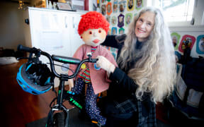 HELP We Can Keep Safe programme director Jude Bishop and her puppet Toby.