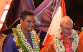 Teiva Manutahi and Gaston Flosse
