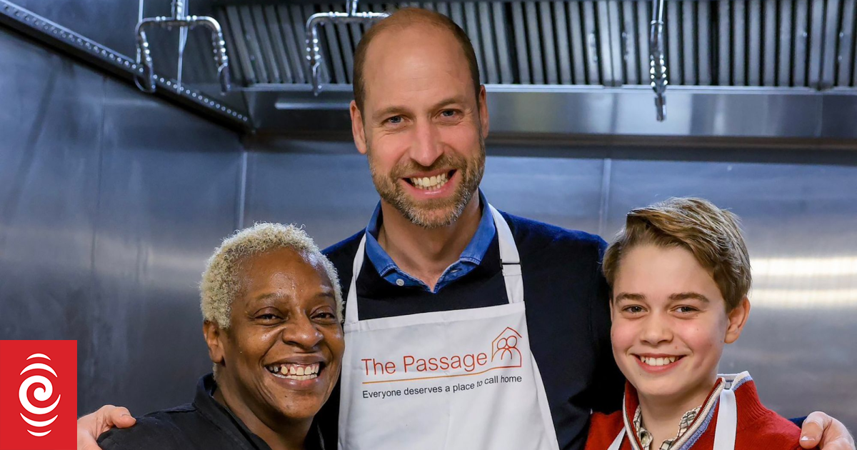 UK's Prince William and son George continue Diana's legacy with Christmas trip to homeless shelter