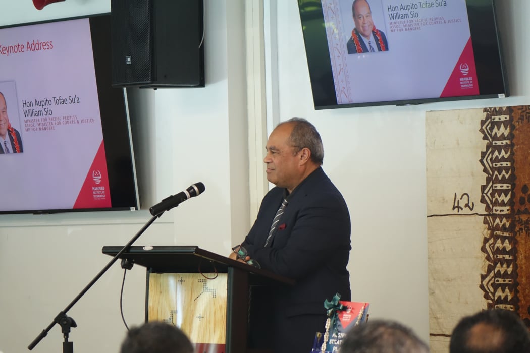Minister for Pacific Peoples Aupito Tofae Su'a William Sio.