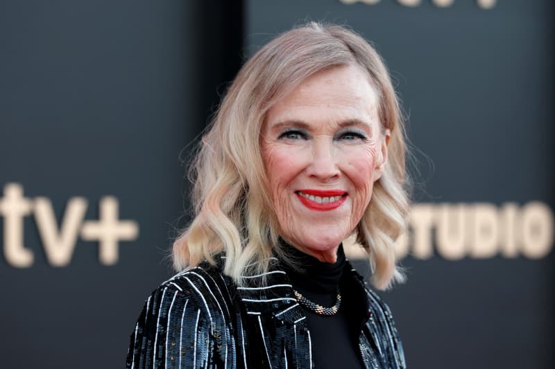 LOS ANGELES, CALIFORNIA - MARCH 24: Catherine O'Hara attends the World Premiere of Apple TV+'s Series "The Studio" at Academy Museum of Motion Pictures on March 24, 2025 in Los Angeles, California.   Frazer Harrison/Getty Images/AFP (Photo by Frazer Harrison / GETTY IMAGES NORTH AMERICA / Getty Images via AFP)