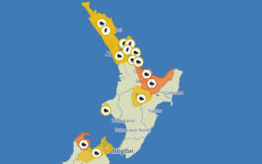 MetService weather map