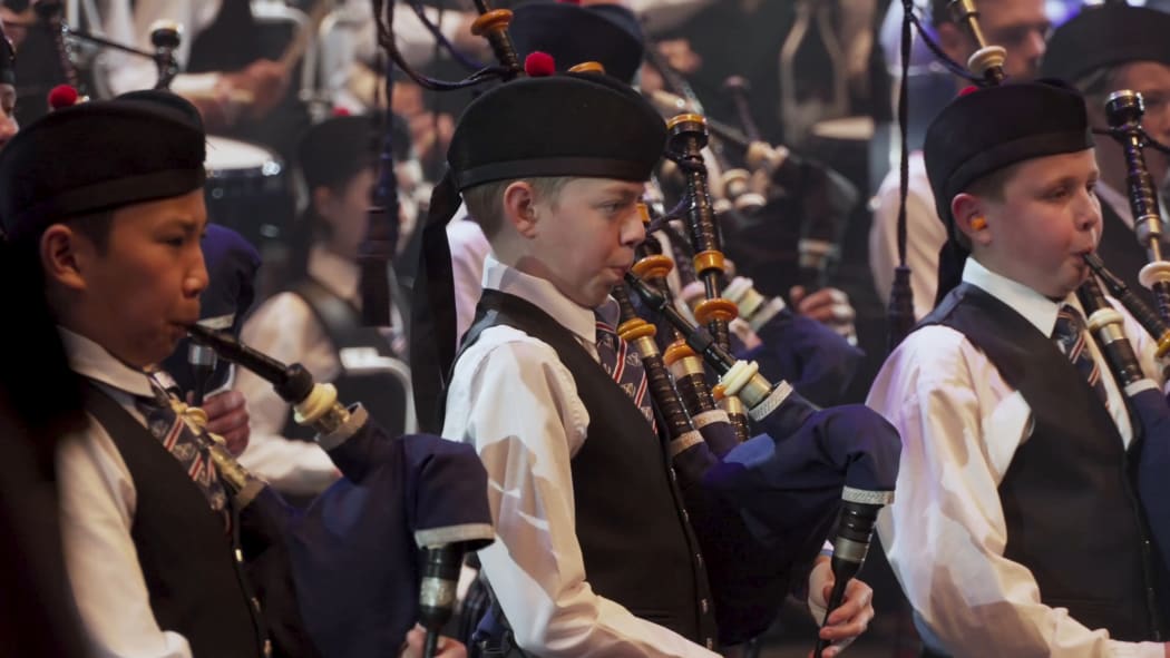 St Andrew's College performing at a concert