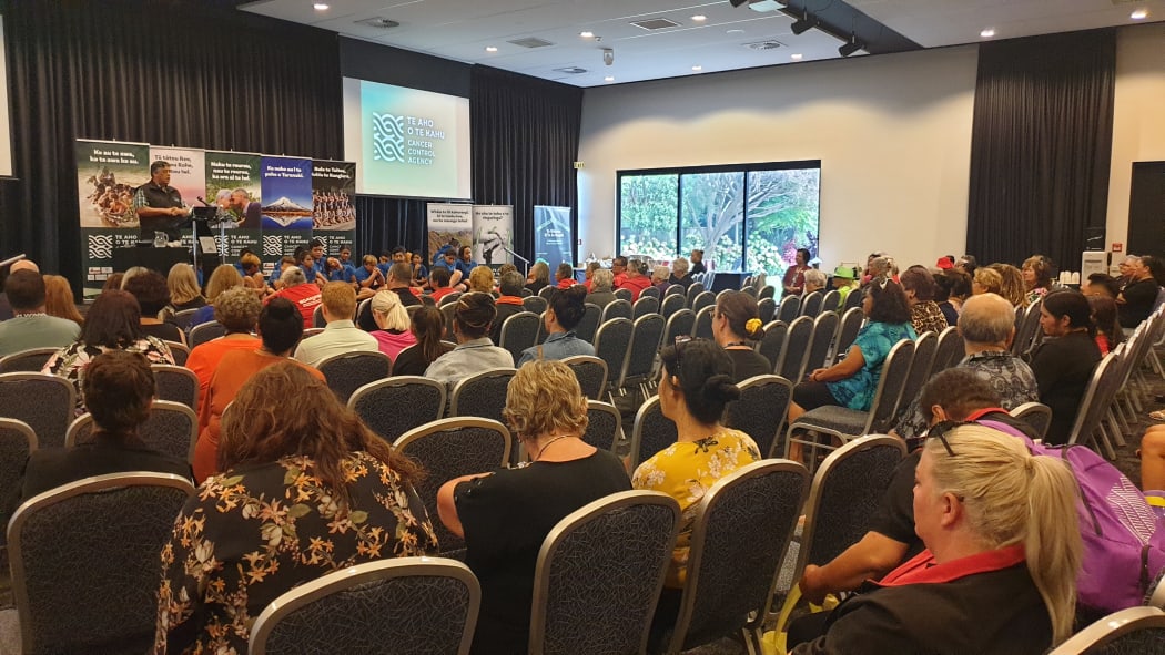 About 200 people were registered to attend the New Plymouth community hui about Māori cancer rates.