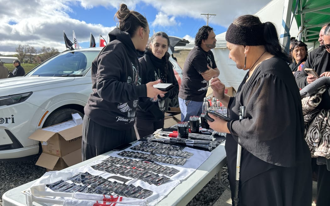 Te Pāti Māori MP Takutai Tarsh Kemp service.