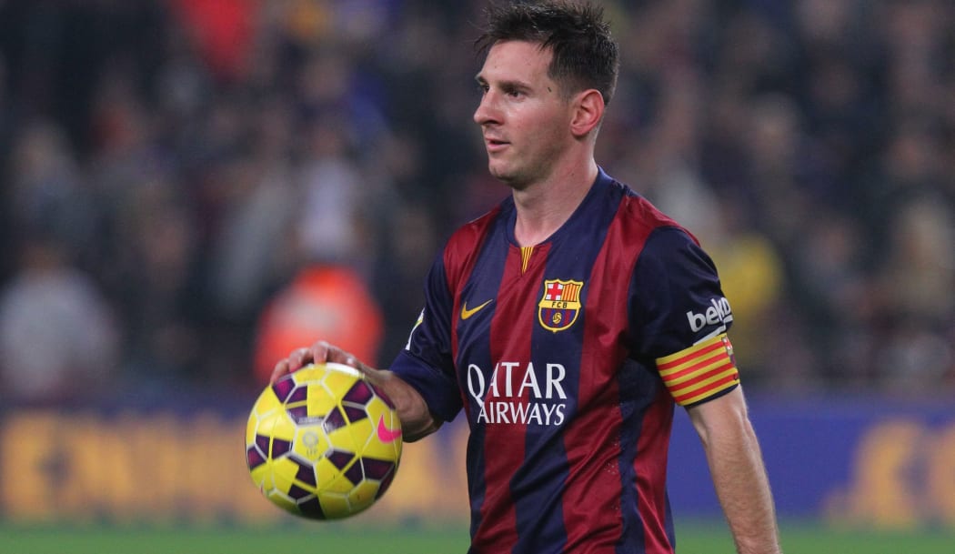 Barcelona forward Lionel Messi.
