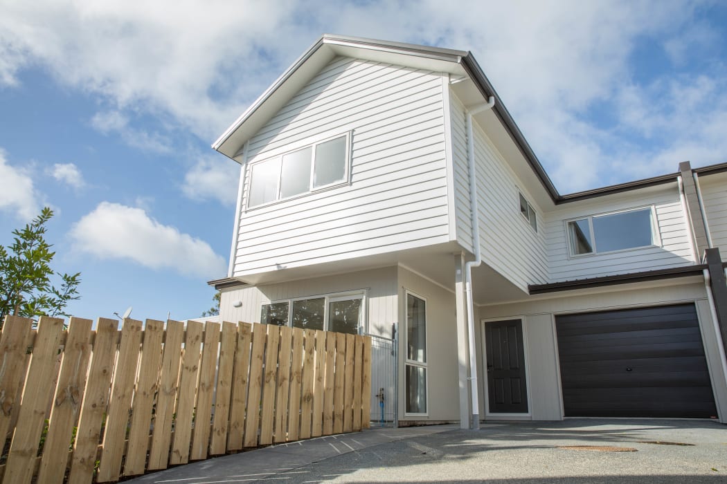 The exterior of the new home B and her family moved into today. 24 June 2016.