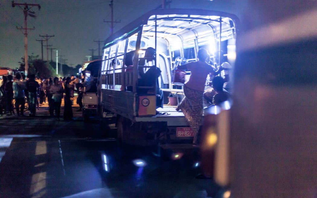 Many H&M workers in Myanmar worked from 7am to 10pm, arriving and leaving work in the dark