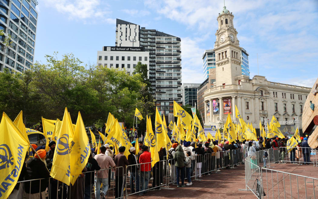 The US-based separatist group Sikhs for Justice organised a non-official, non-binding Khalistan referendum at Auckland's Aotea Square on Sunday, 17 November, with thousands attending.