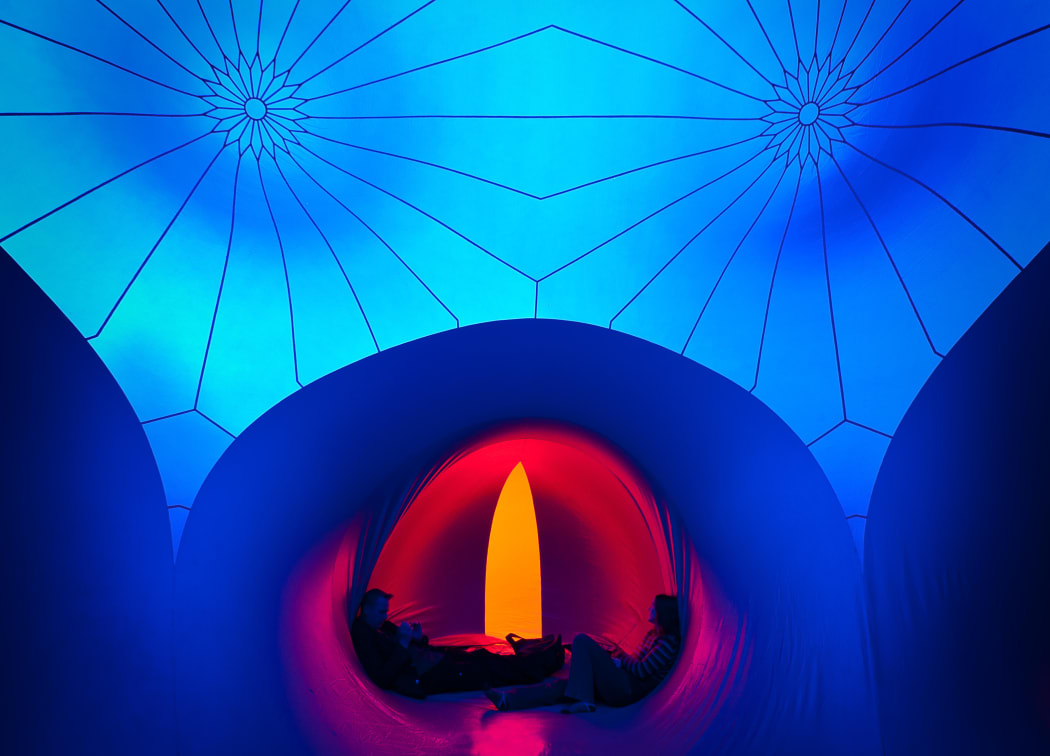 Exxopolis is a giant structure built by the UK's Architects of Air.