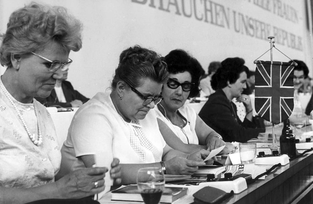 British women at the Women's Congress on 26 June 1964 in East Germany.
