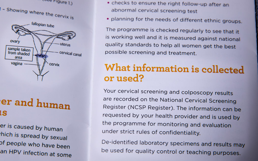 Cervical screening pamphlet