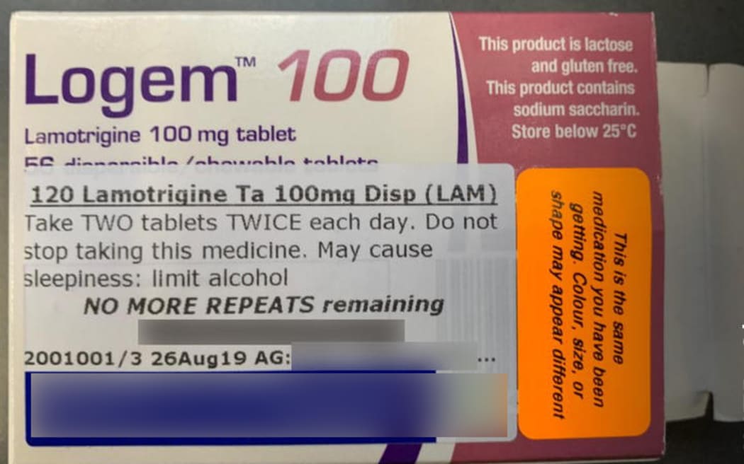 The Logem brand of lamotrigine, which a woman with epilepsy was taking when she died. 
A sticker on it said it was the same medication she had previously been taking.