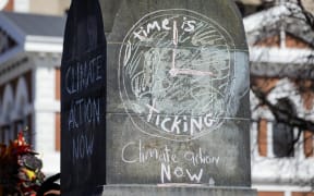 The School Strike for Climate Action march in Christchurch on 23 September, 2022.
