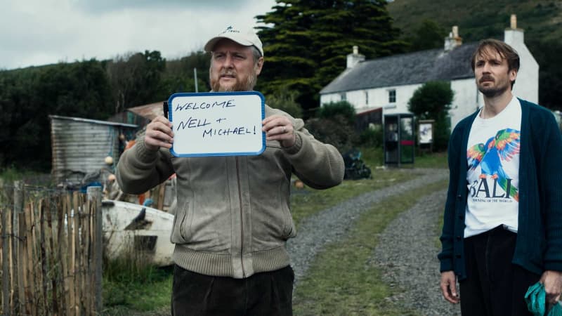 Tim Key and Tom Basden in The Ballad of Wallis Island.