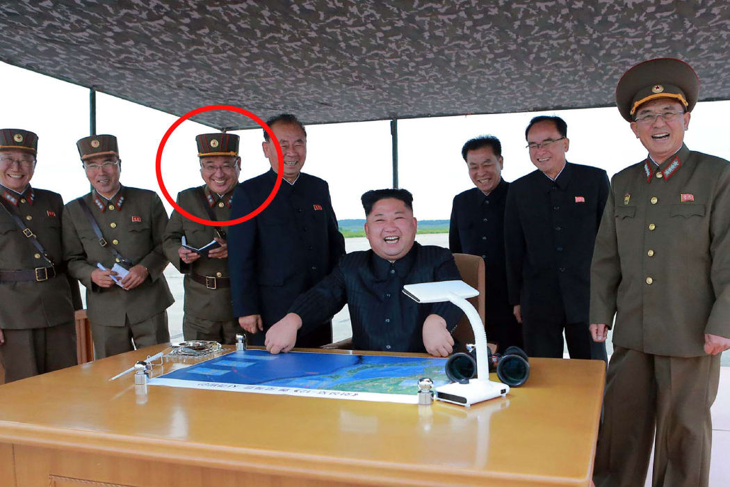 Kim Jong-sik (circled).